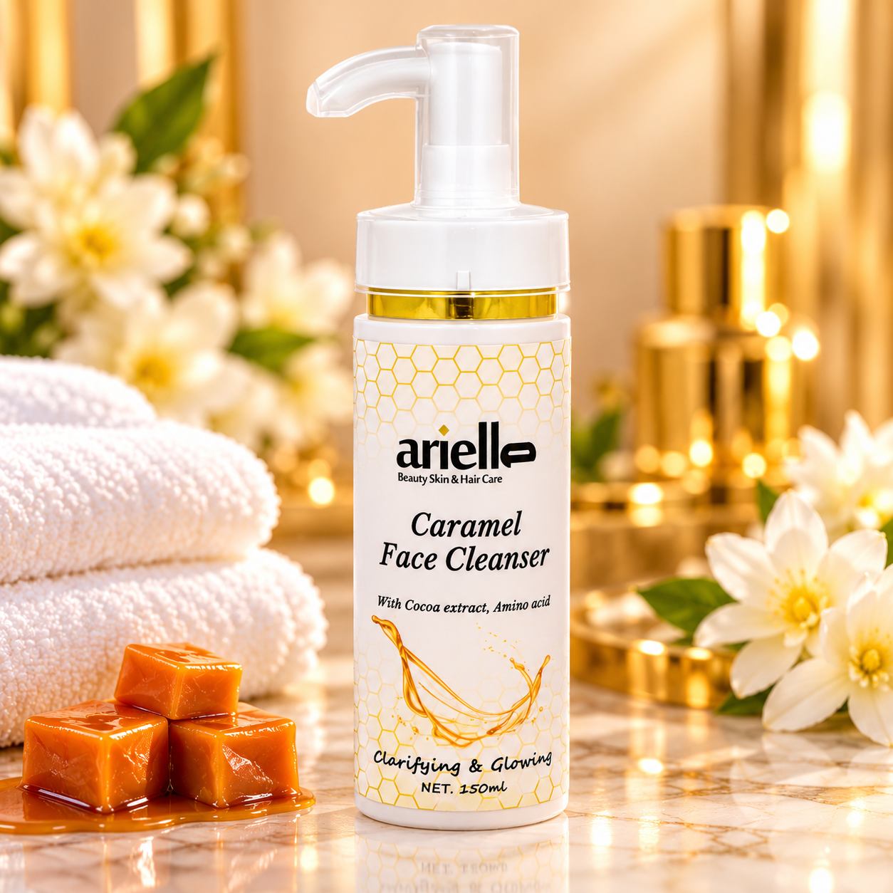 Arielle Beauty Caramel Face Cleanser – 150ml