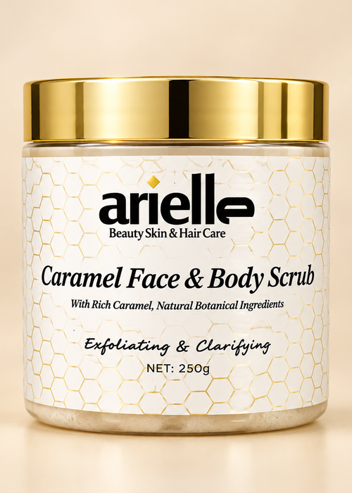 Arielle Beauty Caramel Face & Body Scrub – 250g