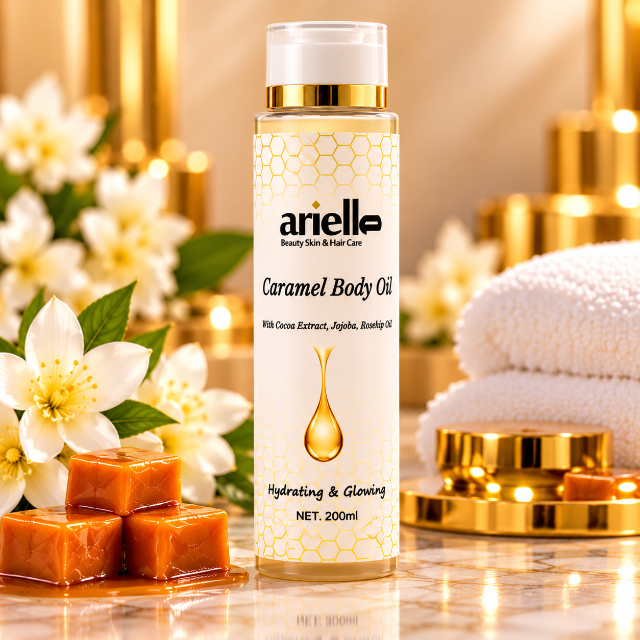Arielle Beauty Caramel Body Oil – 200ml